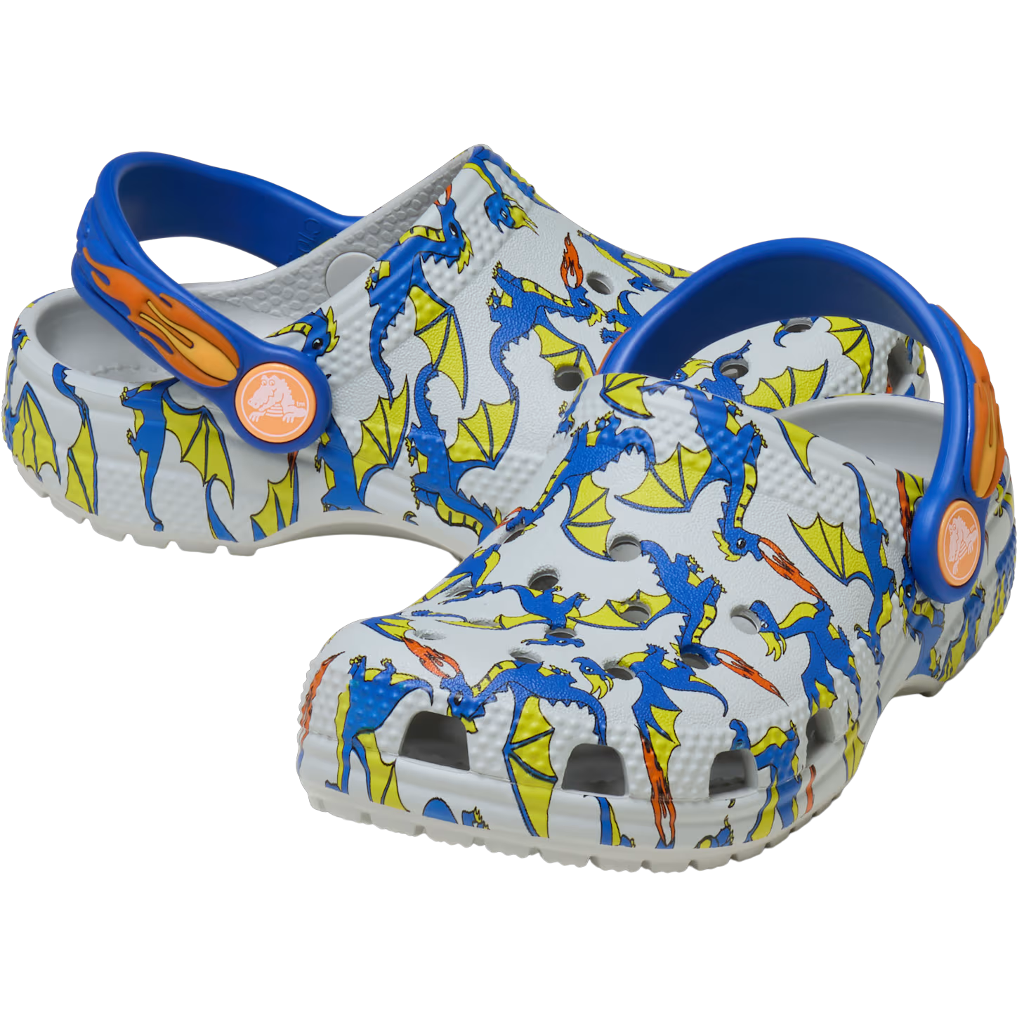 Youth Classic Dragon Graphic Clog Toddler alternate view