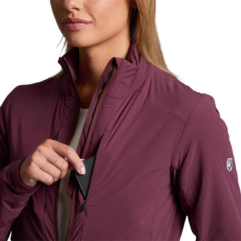Women's AeroLight Jacket, Kuhl Women's AeroLight Jacket chest pocket