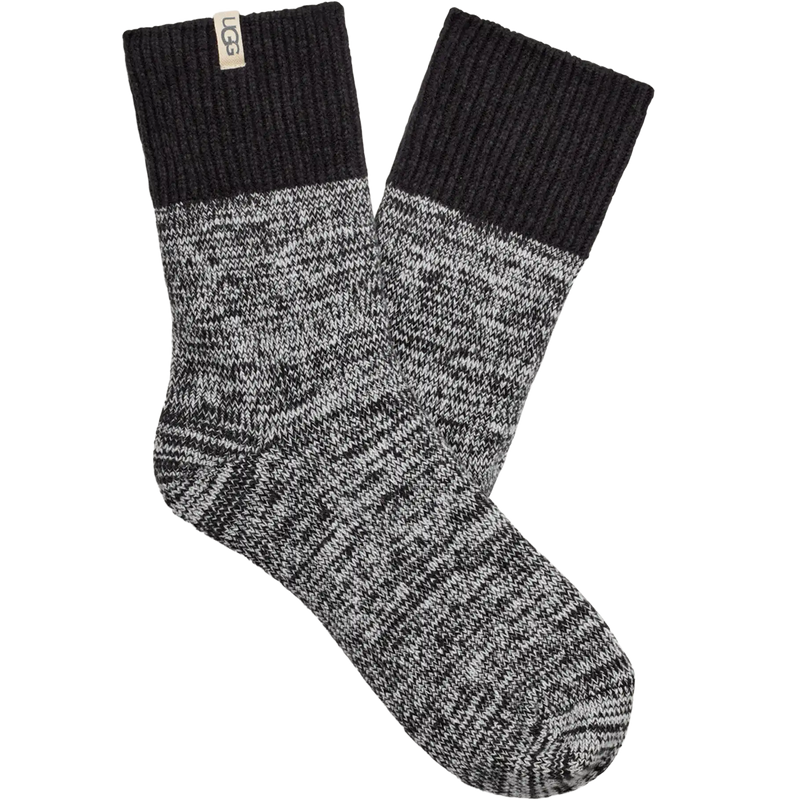 Women's Rib Knit Slouchy Quarter, Ugg Women's Rib Knit Slouchy Quarter not slouched
