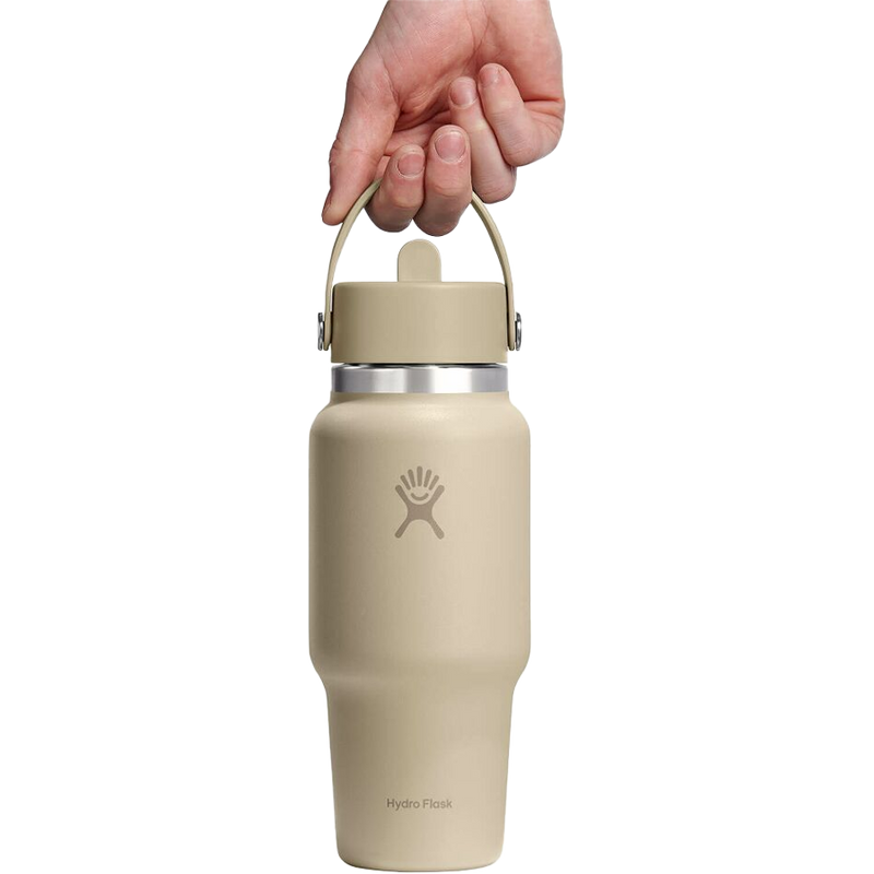 24 oz Wide Flex Straw Travel Bottle, Hydro Flask 24 oz Wide Flex Straw Travel Bottle in hand