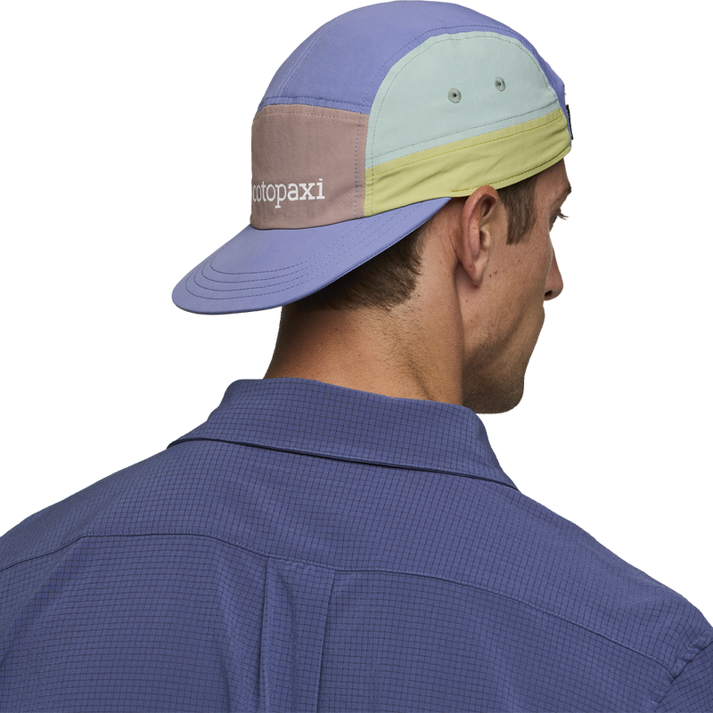 Cotopaxi Tech 5-Panel Hat, Cotopaxi Tech 5-Panel Hat hat backwards on model