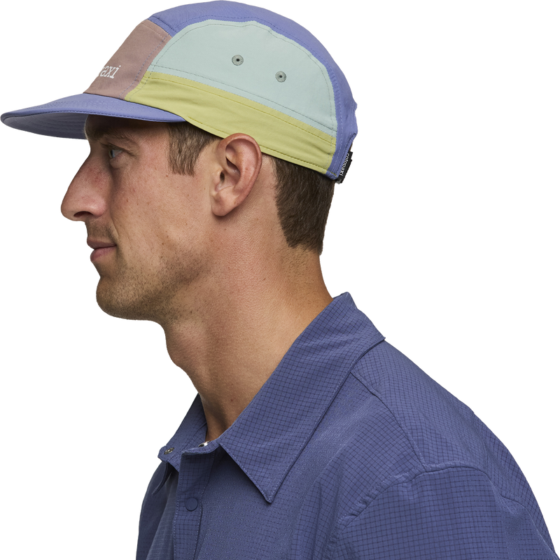 Cotopaxi Tech 5-Panel Hat, Cotopaxi Tech 5-Panel Hat side on model