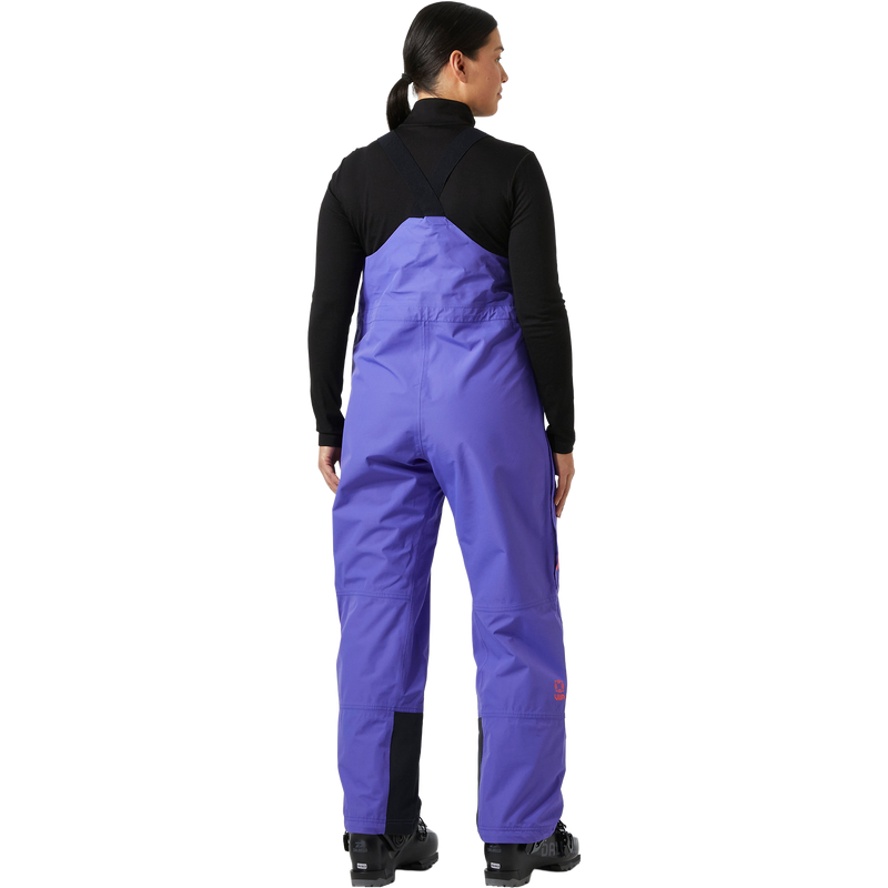 Women's Emiko Shell Bib Pant, Helly Hansen Women's Emiko Shell Bib Pant in Ultra Violet back