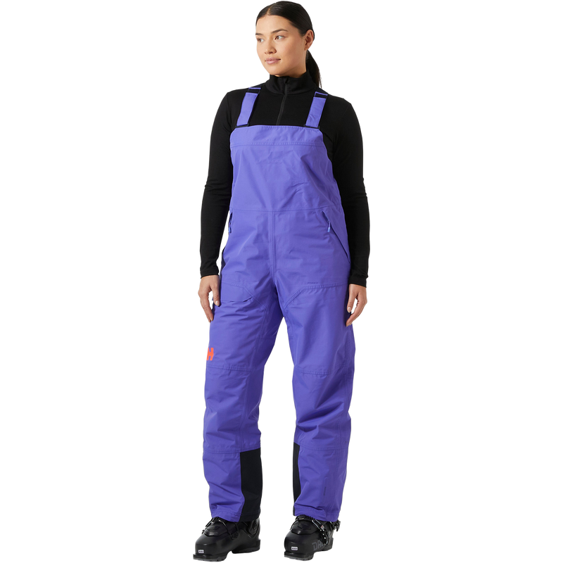 Women's Emiko Shell Bib Pant, Helly Hansen Women's Emiko Shell Bib Pant in Ultra Violet front