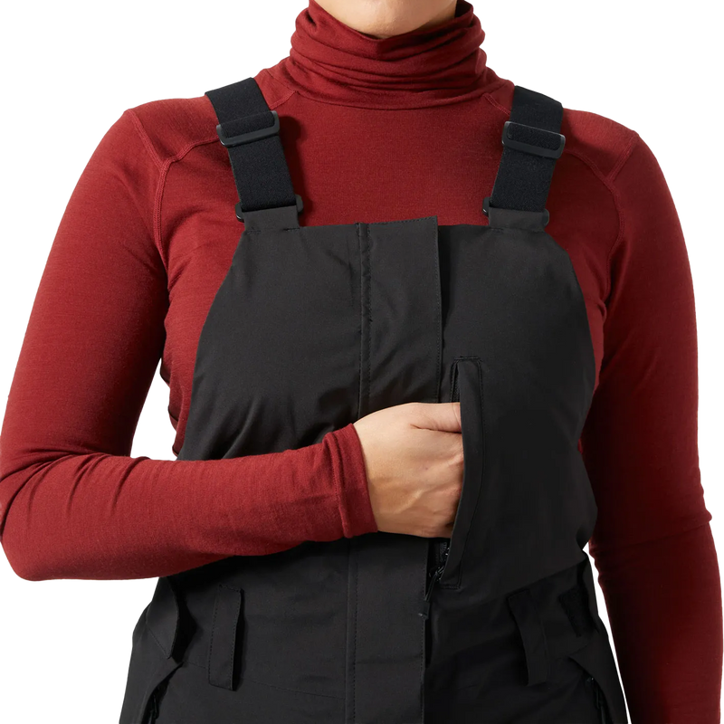 Women's Switch Cargo Bib Pant, Helly Hansen Women's Switch Cargo Bib Pant Chest Pocket