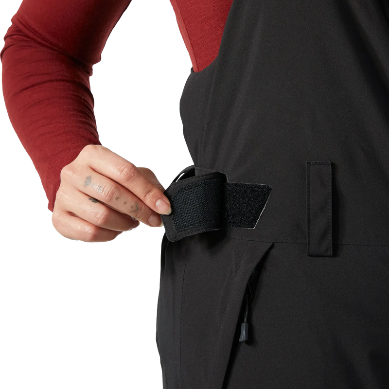 Women's Switch Cargo Bib Pant, Helly Hansen Women's Switch Cargo Bib Pant Waist Velcro