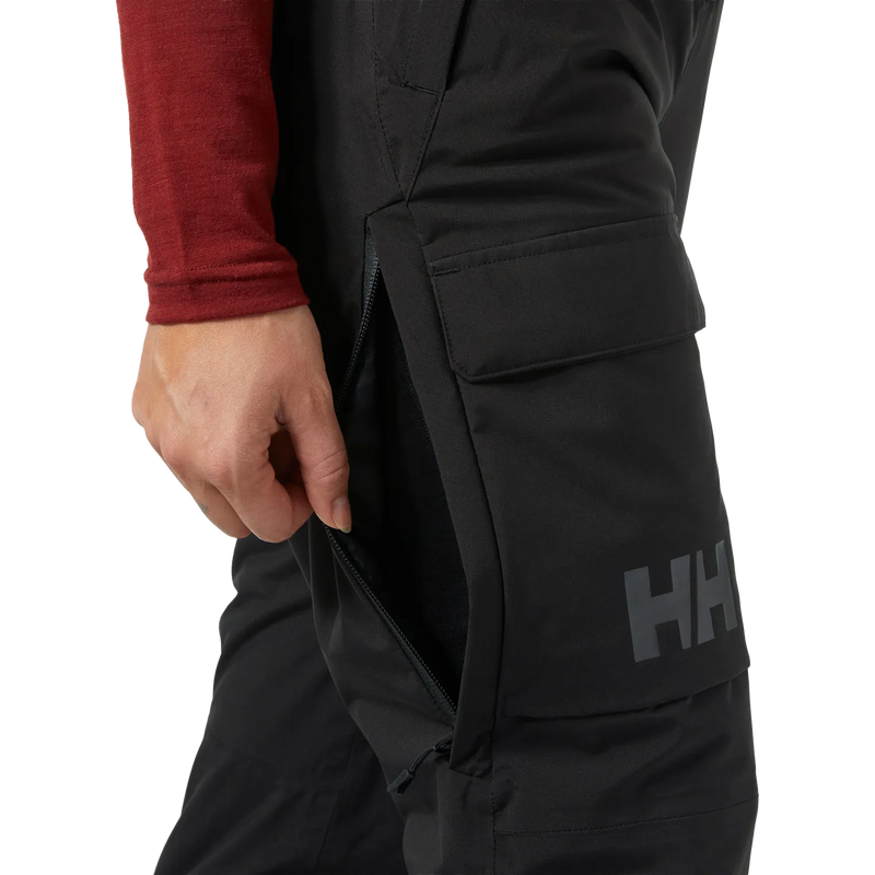 Women's Switch Cargo Bib Pant, Helly Hansen Women's Switch Cargo Bib Pant Thigh Pocket