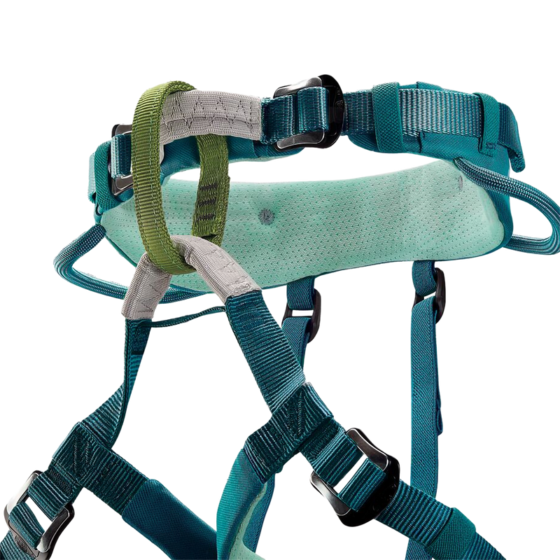 Macchu, Petzl Macchu in Atlantic Blue belay loop and buckle