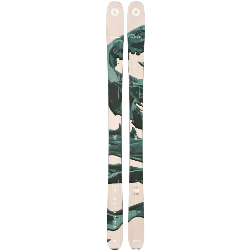 Blizzard Rustler 9 Demo Ski Package, Blizzard Rustler 9 in Sand/Green
