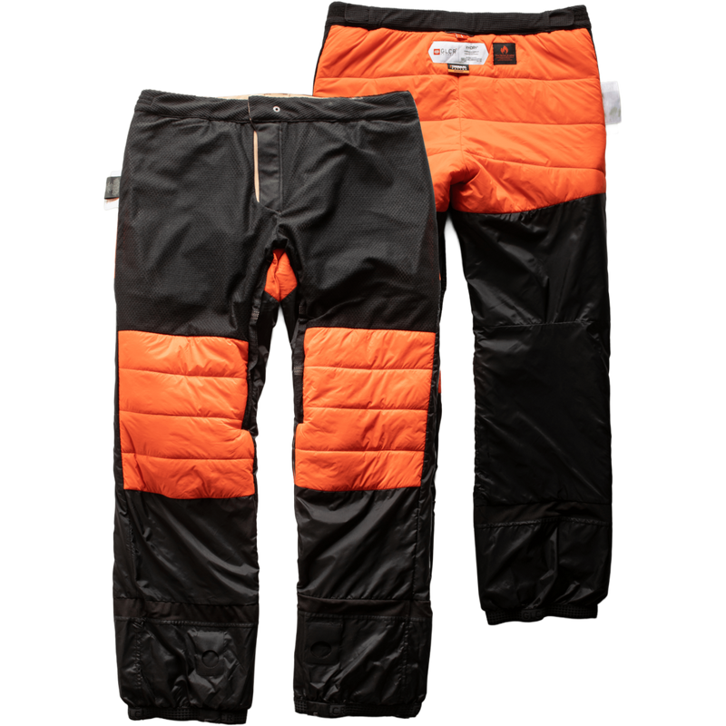 Men's Quantum Thermagraph Pant, 686 Men's Quantum Thermagraph Pant in BLK Black inside out front and back
