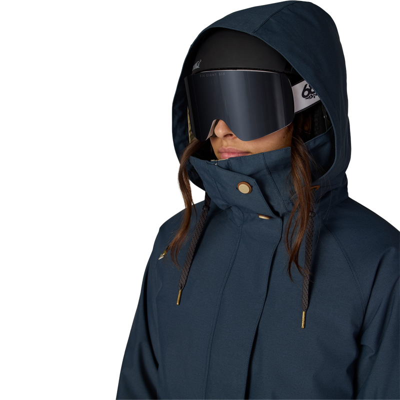 Women's Smarty 3-in-1 Spellbound Jacket, 686 Women's Smarty 3-in-1 Spellbound Jacket in Navy Dobby hood detail