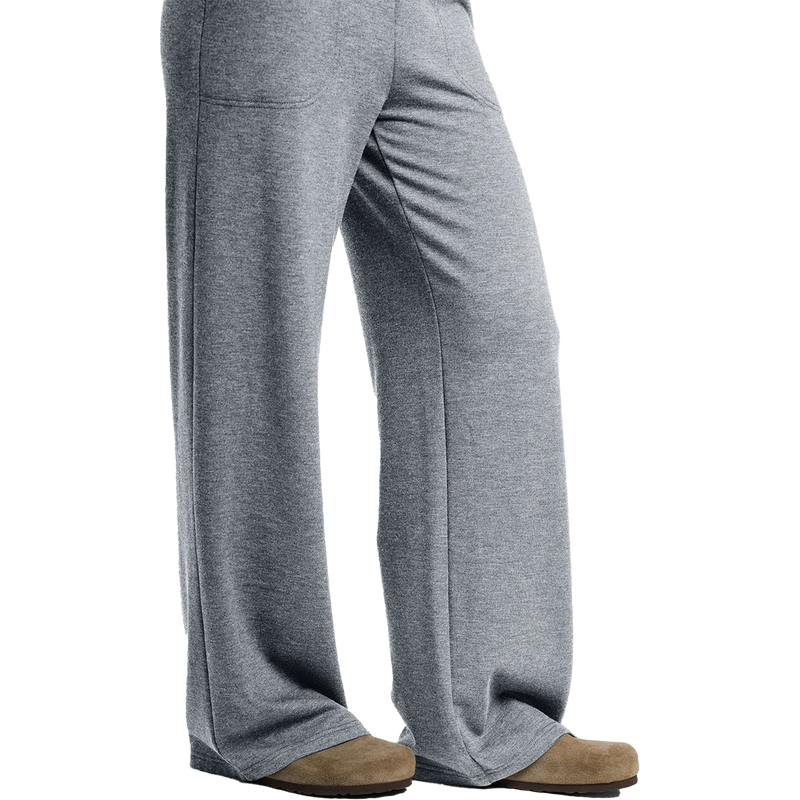 Women's Bamboo LW Fleece Wide Leg Pant, Free Fly Women's Bamboo LW Fleece Wide Leg Pant Side
