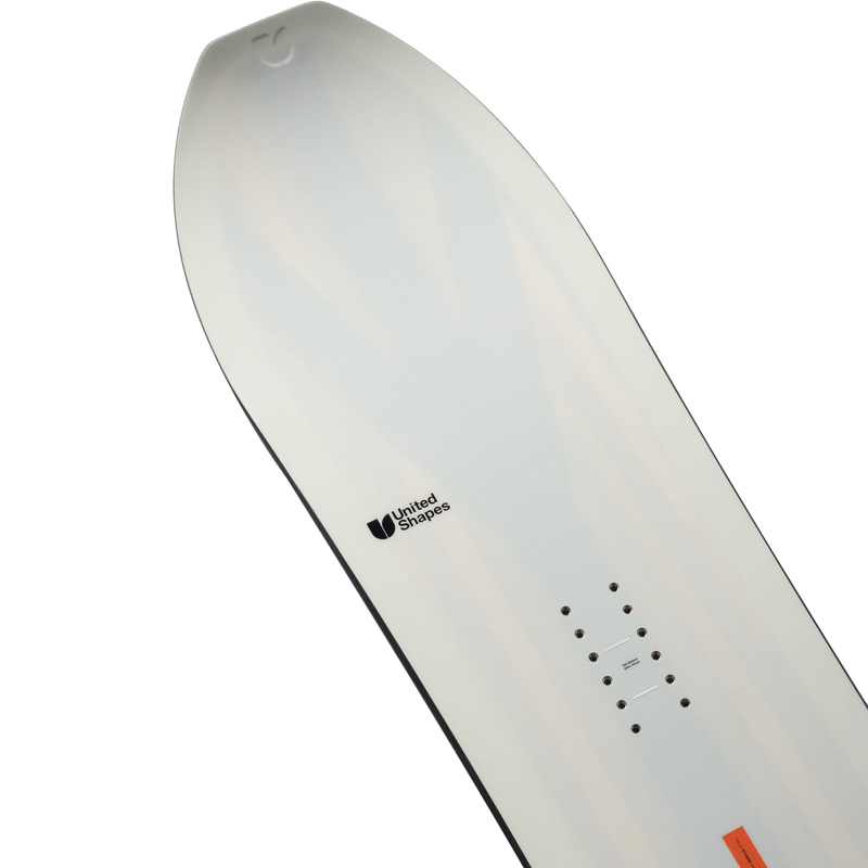 United Shapes Deep Reach Demo Snowboard Package, United Shapes Deep Reach nose
