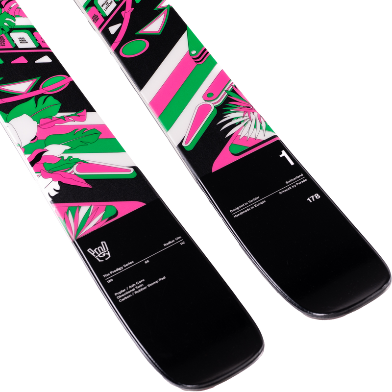 Faction Prodigy 1 Demo Ski Package, Faction Prodigy 1 tails