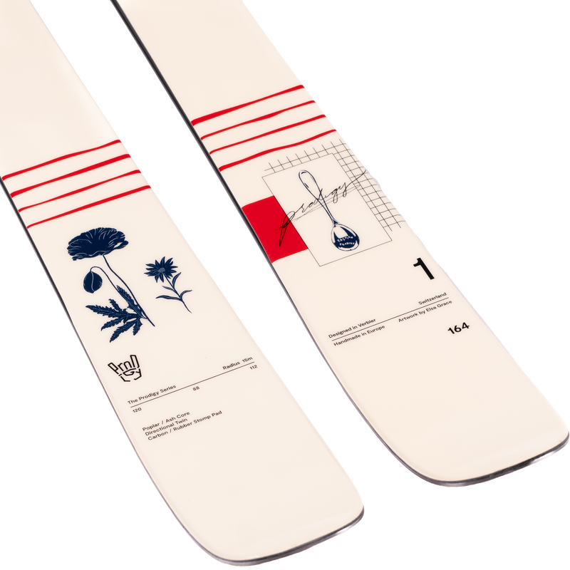 Faction Prodigy 1 Capsule Demo Skis, Faction Prodigy 1 Capsule tails