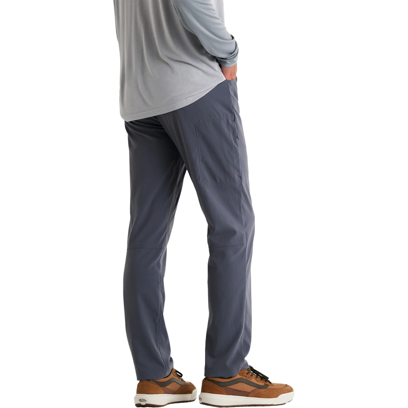 Men's Topogrid Pant, Free Fly Men's Topogrid Pant 3/4 Back