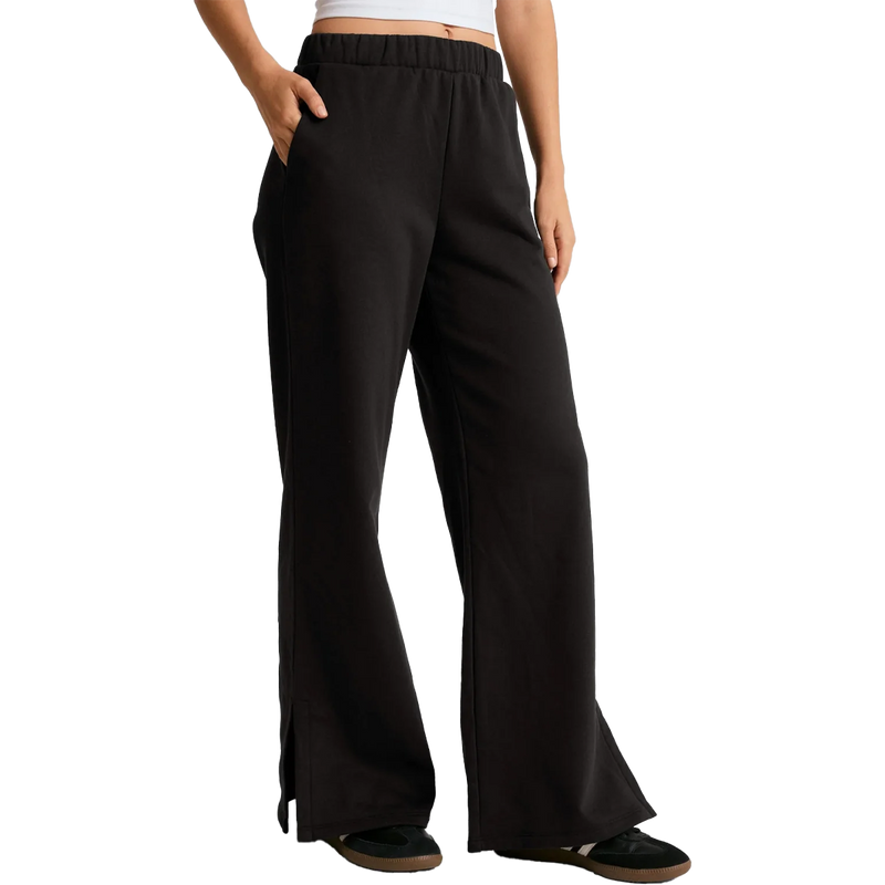 Women's Luxe Fleece Wide Leg Pant, Beyond Yoga Women's Luxe Fleece Wide Leg Pant 3/4 Front