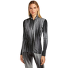 Icebreaker Women's Merino 260 Tech Vertex Long Sleeve Half Zip in Black Obsidian