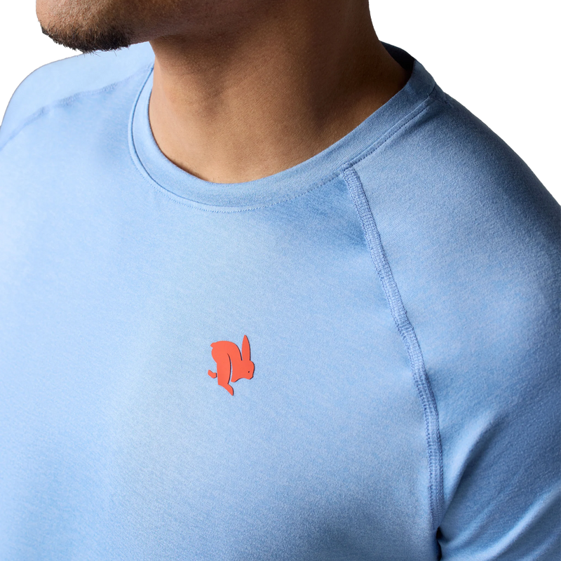 Men's EZ Tee Short Sleeve, Rabbit Men's EZ Tee Short Sleeve Front Logo