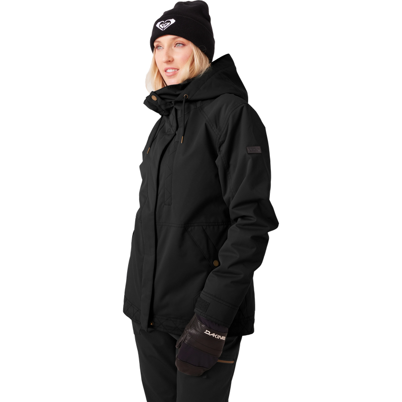 Women's Billie Jacket, Roxy Women's Billie Jacket in BLK Black front left