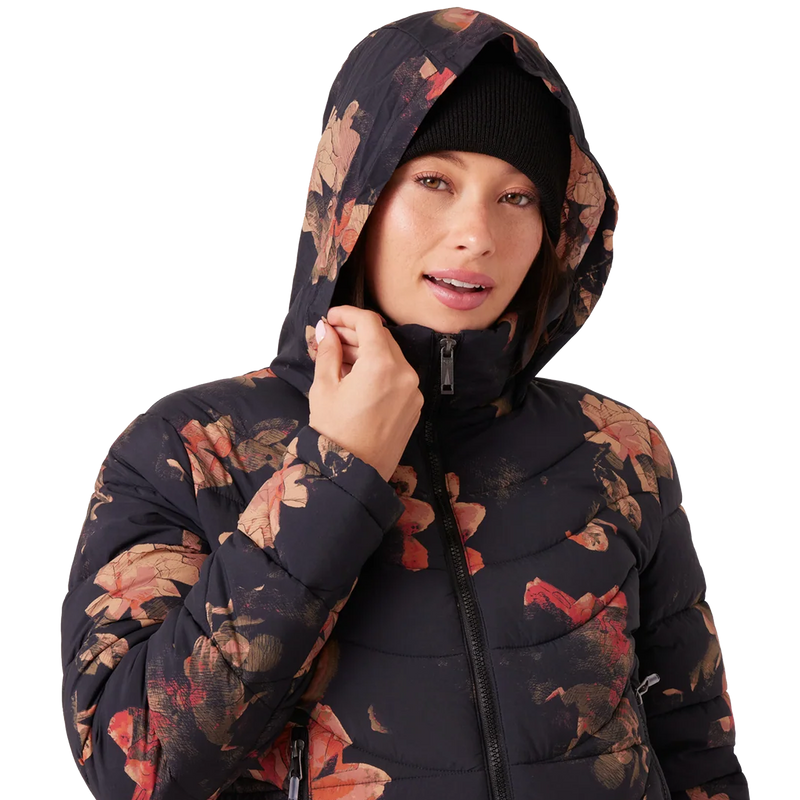 Women's Christal Packable Liner, Roxy Women's Christal Packable Liner hood