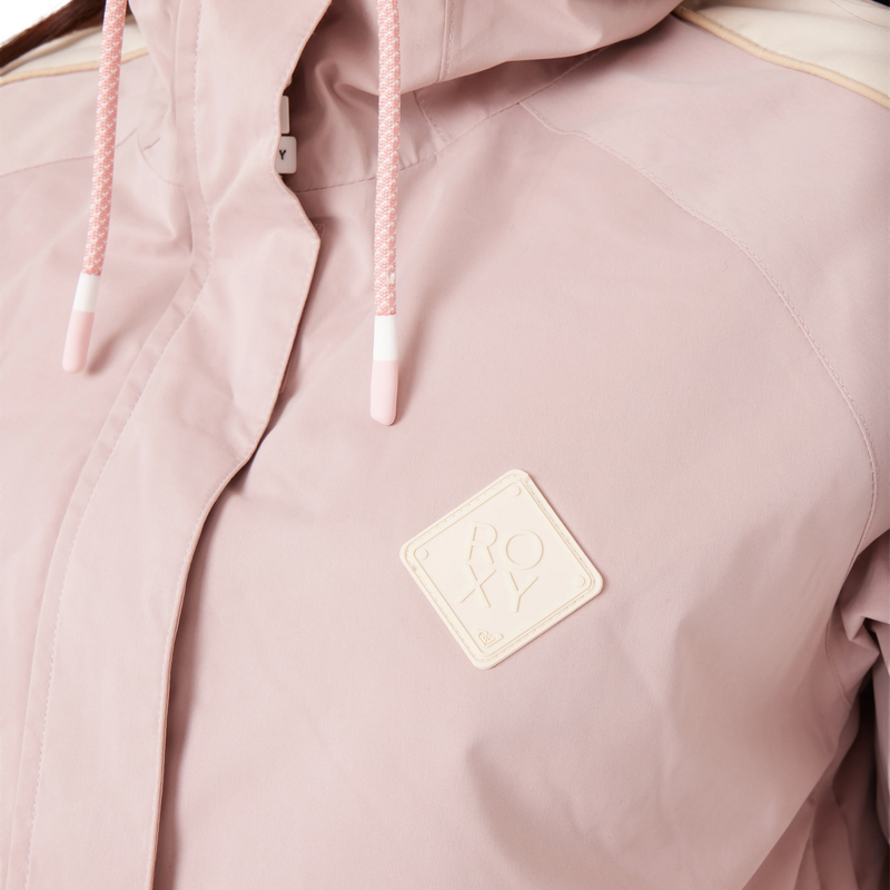 Women's Highridge Hoody Jacket, Roxy Women's Highridge Hoody Jacket Front Logo
