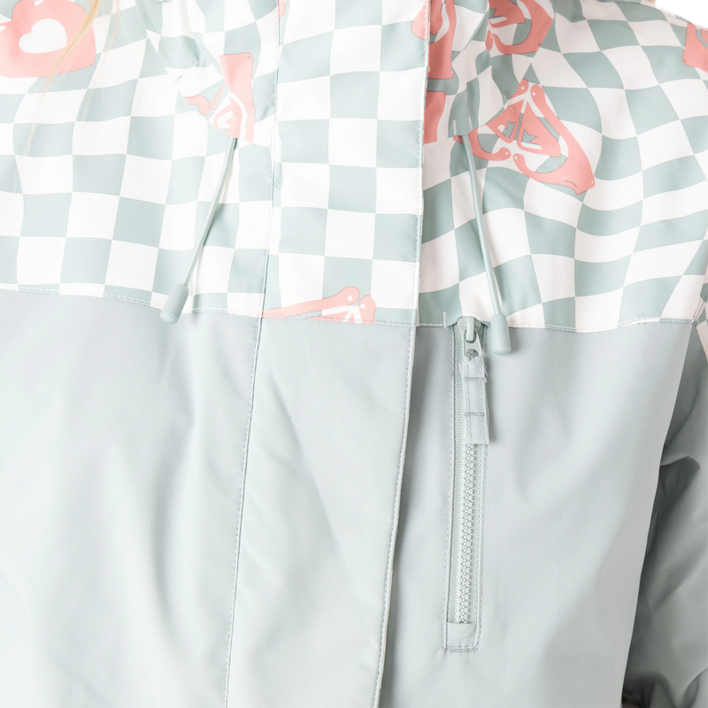 Women's Jetty Block Jacket, Roxy Women's Jetty Block Jacket Chest Print