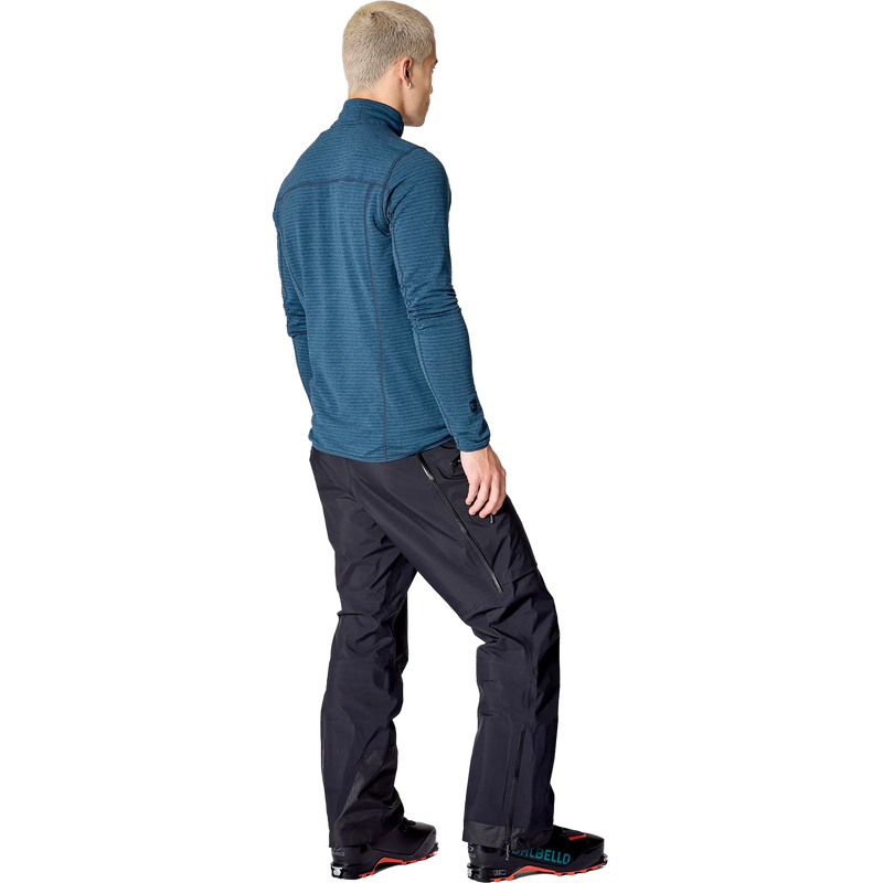 Men's Khroma Diffuse GTX Pants, Rab Men's Khroma Diffuse GTX Pants in BLK-Black back right