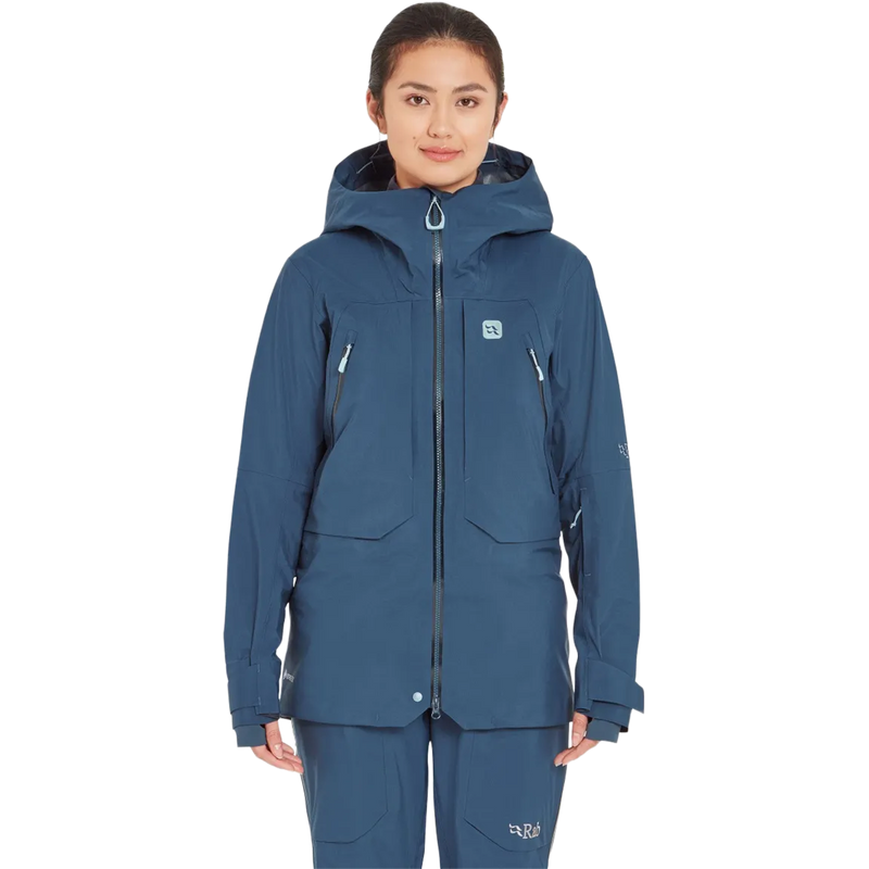 Women's Khroma Converge Gore-Tex Jacket, Rab Women's Khroma Converge Gore-Tex Jacket in Tempest Blue