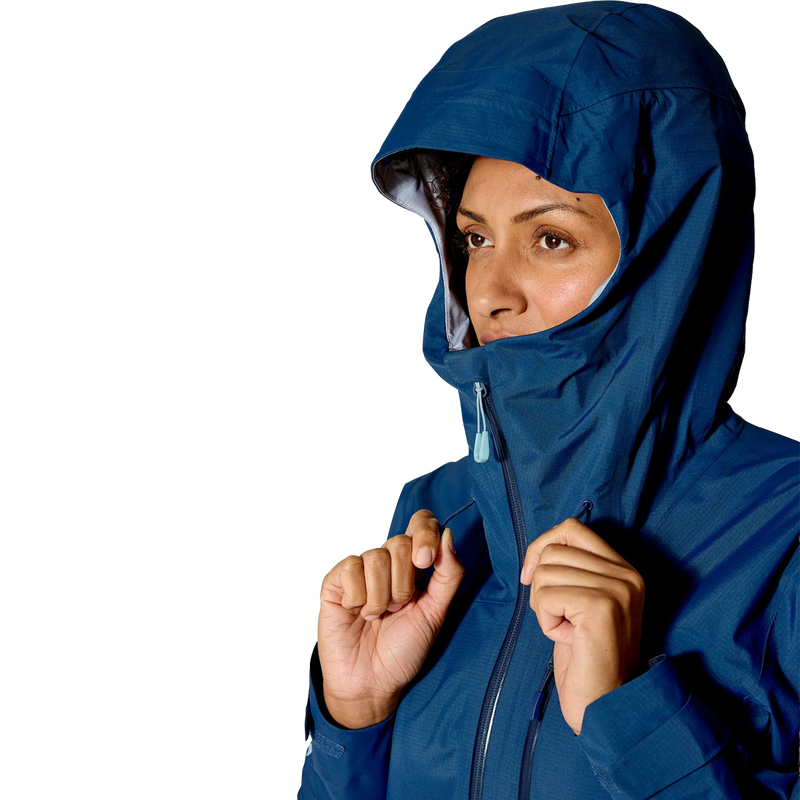 Women's Firewall Mountain Jacket, Rab Women's Firewall Mountain Jacket hood