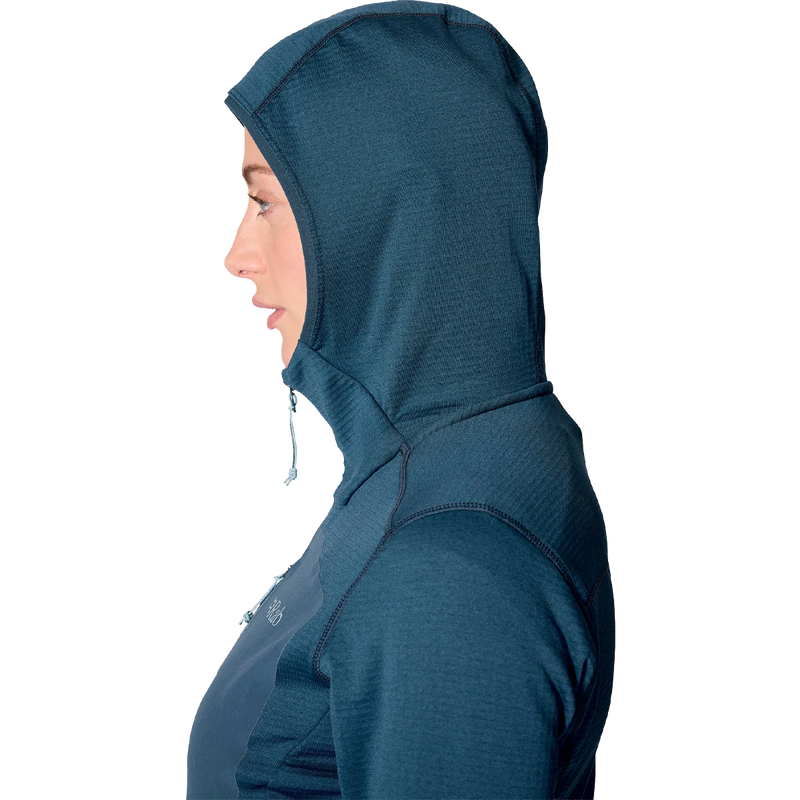 Women's Ascendor Hoody, Rab Women's Ascendor Hood side