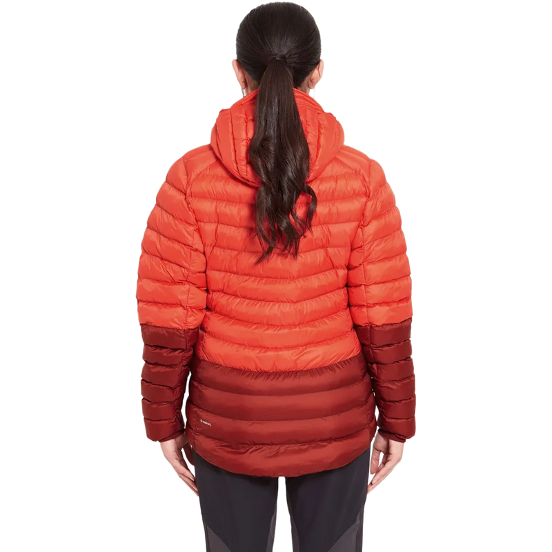Women's Cirrus Alpine Jacket, Rab Women's Cirrus Alpine Insulated Jacket back on model