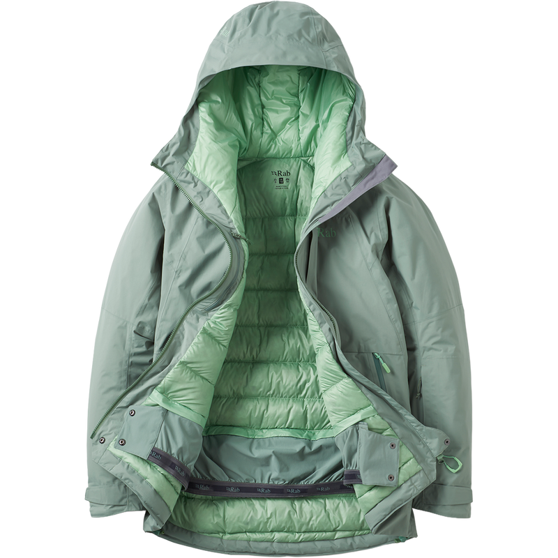 Women's Optical Waterproof Down Jacket, Rab Women's Optical Waterproof Down Jacket inside