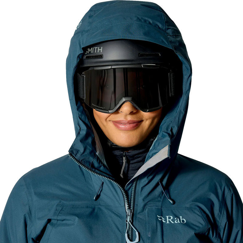 Women's Optical Waterproof Down Jacket, Rab Women's Optical Waterproof Down Jacket hood