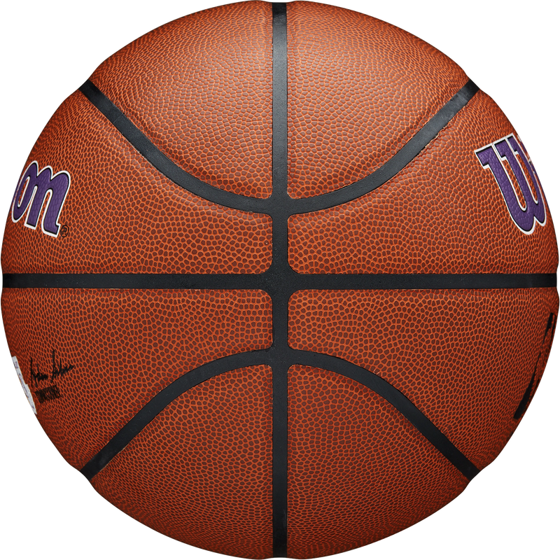 NBA Team Alliance Basketball Lakers - 29.5", Wilson NBA Team Alliance Basketball Lakers Side