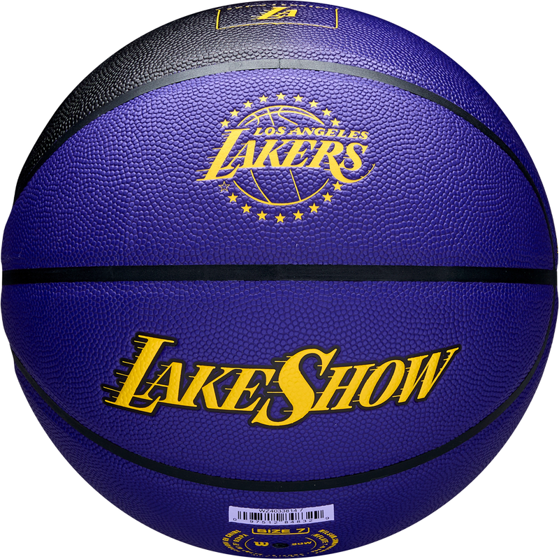 NBA Team City Collector Lakers Basketball - 29.5", Wilson NBA Team City Collector Lakers Basketball Lakers Logo