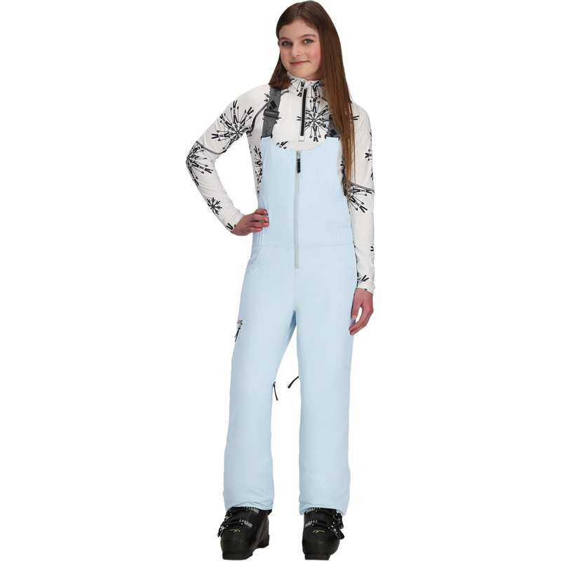 Youth Anya Bib Pant, Obermeyer Youth Anya Bib Pant front on model