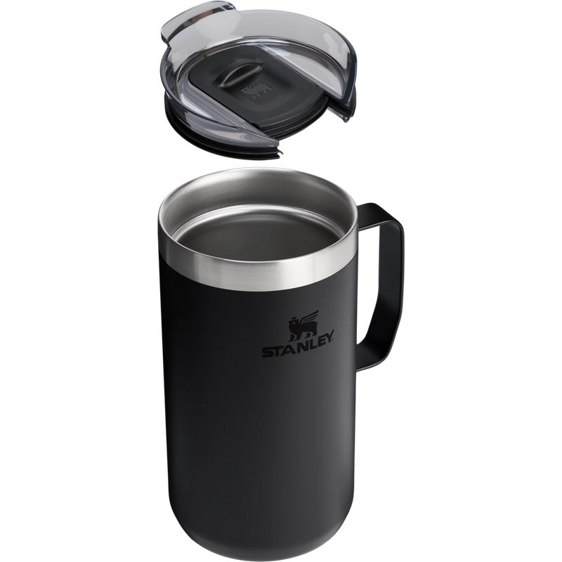 Stay-Hot Camp Mug 24 oz, Stanley Everyday Camp Mug 24oz lid