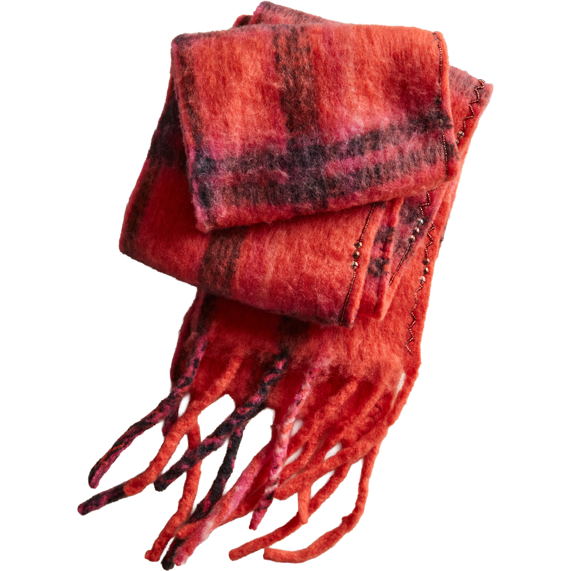 Women's Highland Plaid Skinny Scarf alternate view