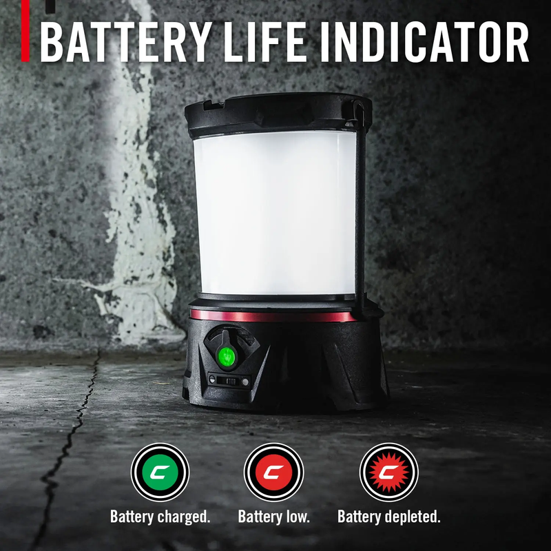 EAL55R Lantern, Coast EAL55R Lantern battery indicator