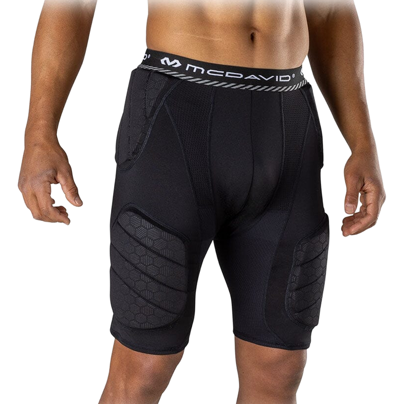 Rival Integrated 5-Pad Girdle, Shock Doctor Rival Integrated 5-Pad Girdle front on model