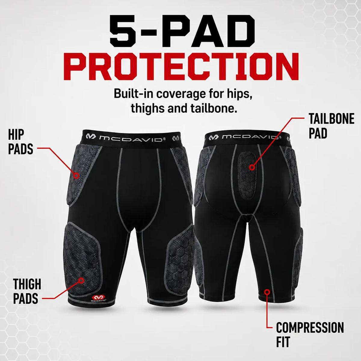 Rival Integrated 5-Pad Girdle alternate view