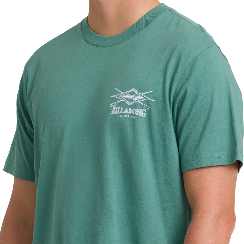 Men's Crossboards Premium Short Sleeve, Billabong Men's Crossboards Premium Short Sleeve Chest Graphic