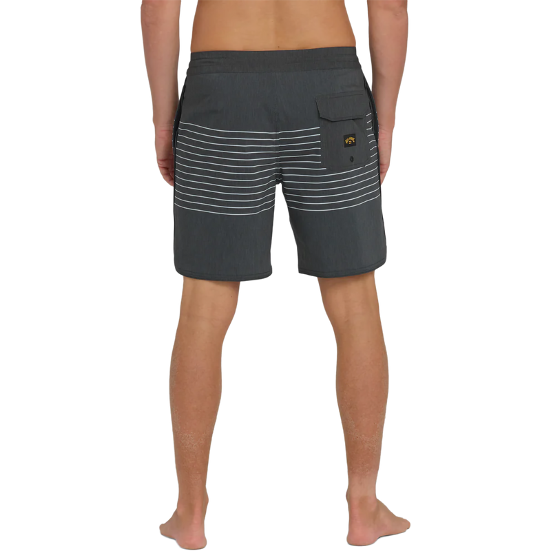 Men's 73 Low Tide 18" Boardshorts, Billabong Men's 73 Low Tide 18" Boardshorts in BLK-Black back