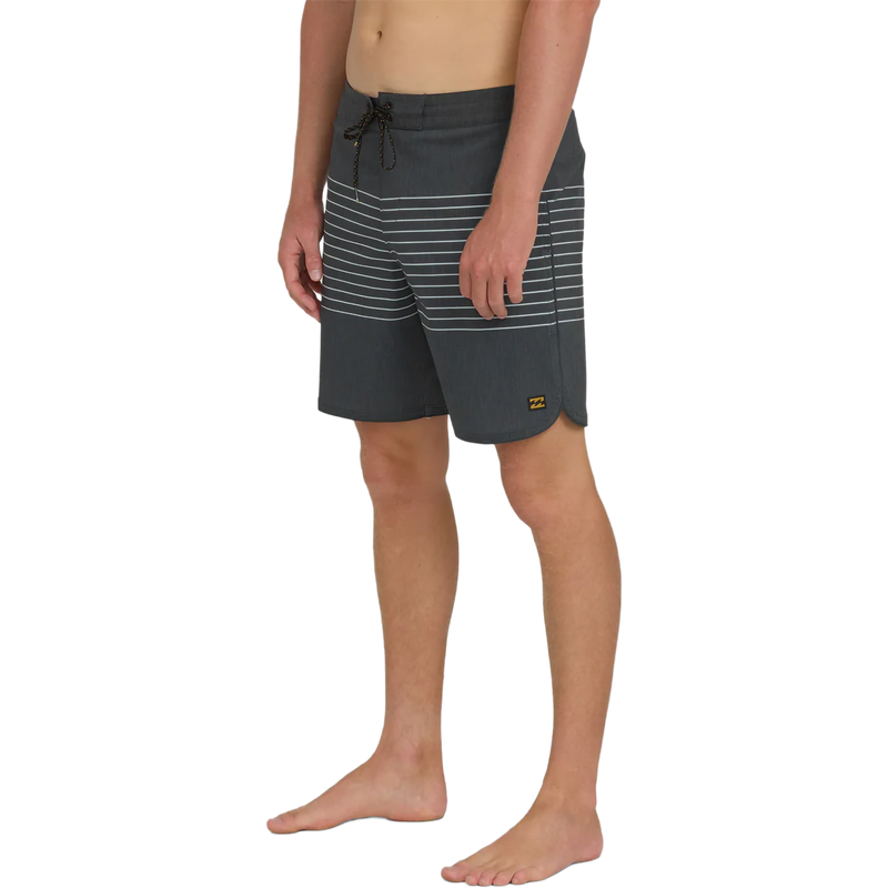 Men's 73 Low Tide 18" Boardshorts, Billabong Men's 73 Low Tide 18" Boardshorts in BLK-Black front left