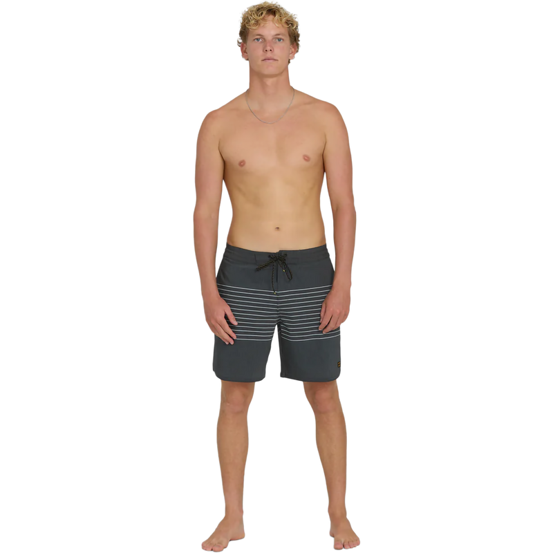 Men's 73 Low Tide 18" Boardshorts, Billabong Men's 73 Low Tide 18" Boardshorts in BLK-Black front