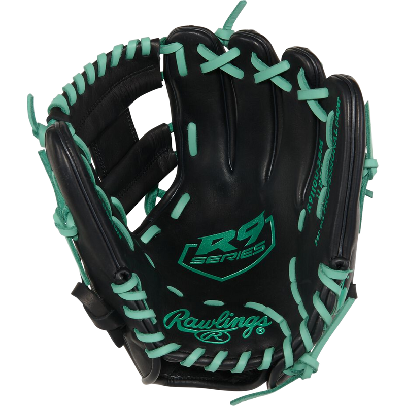 R9 ContourFit - 11" Pro I-Web, Rawlings R9 ContourFit - 11" Pro I-Web in Black/Mint palm