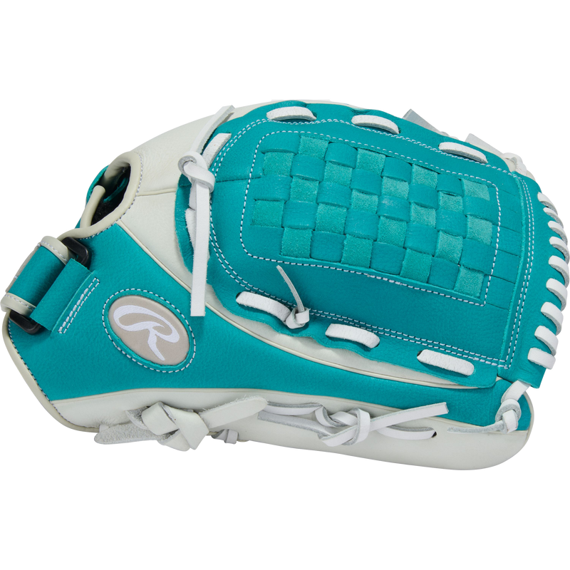 Shut Out Fastpitch - 12.5" Basket Web First Base Glove LHT, Rawlings Shut Out Fastpitch - 12.5" Basket Web First Base Glove LHT Thumb
