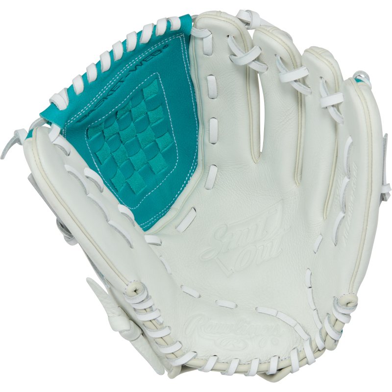 Shut Out Fast Pitch - 12" Basket Web Glove, Rawlings Shut Out Fast Pitch - 12" Basket Web Glove Palm