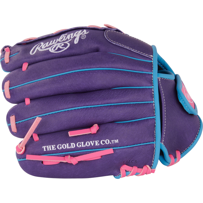 Youth Sure Catch Fastpitch - 11" Basket Web LHT, Rawlings Youth Sure Catch Fastpitch - 11" Basket Web LHT Fingers